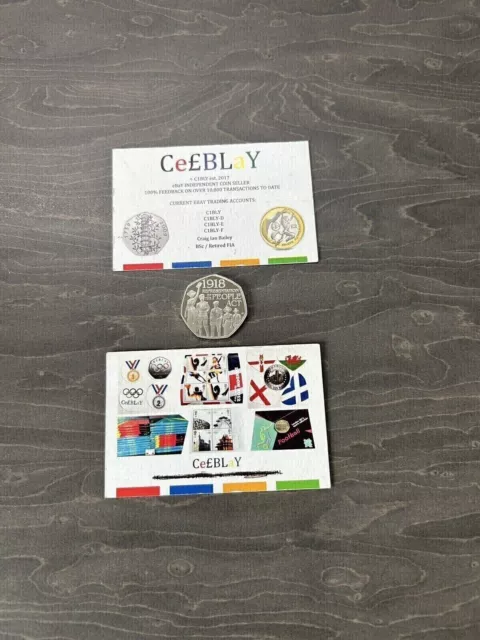 UNC PROOF 2018 REPRESENTATION OF THE PEOPLE ACT 50p COIN FROM ROYAL MINT SET