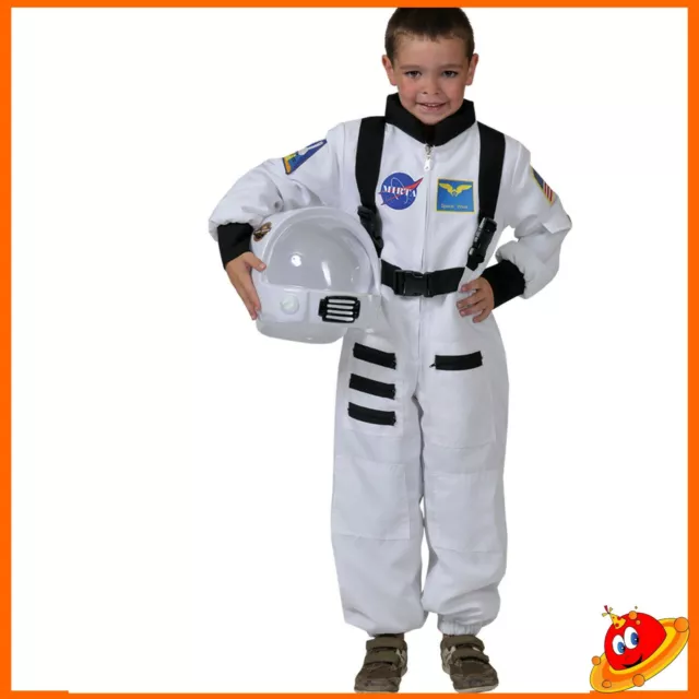 Costume Bambino Tuta Spazio Astronauta Nasa Apollo Tg 5/12 A