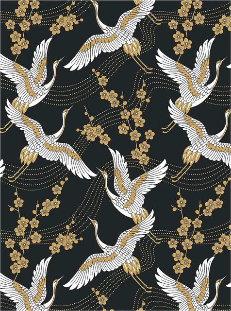 Floralplus Peel and Stick Wallpaper Boho Removable Wallpaper Peel and Stick Cran