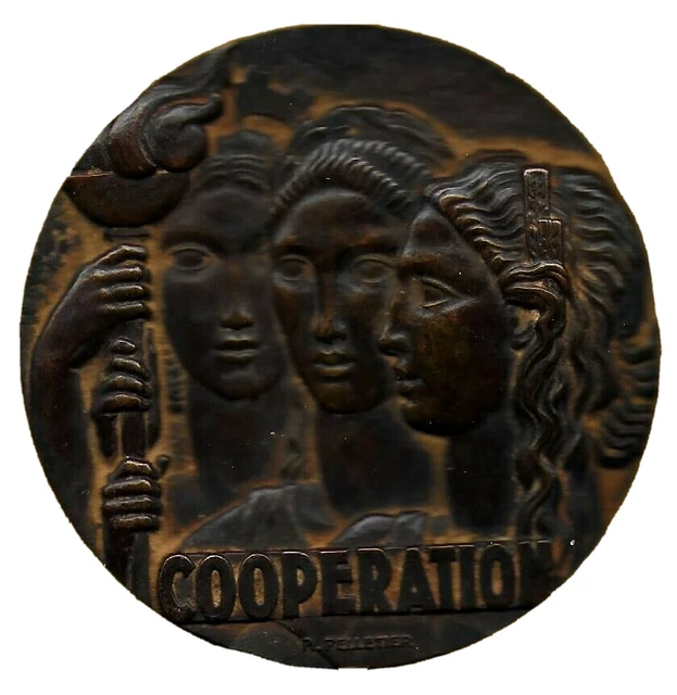 Médaille Bronze Art Déco EDF – Graveur Mannoni – 5#