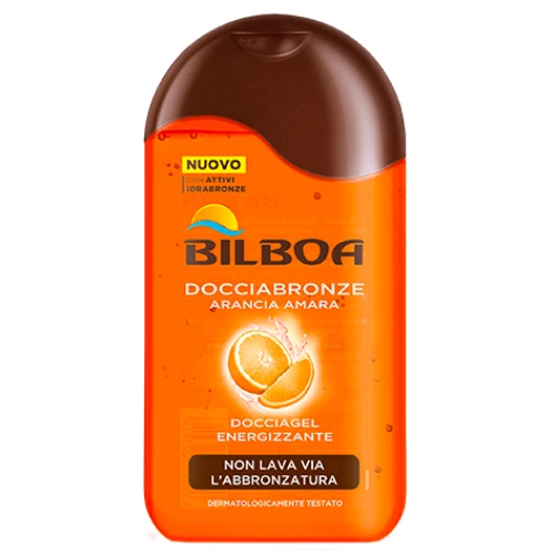Bilboa Docciabronze Gel per Doccia Shampoo Energizzante Arancia Amara da 250ml