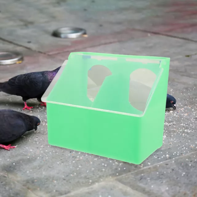 Mangeoire à pigeons suspendue multi-grille, boîte de stockage de nourriture