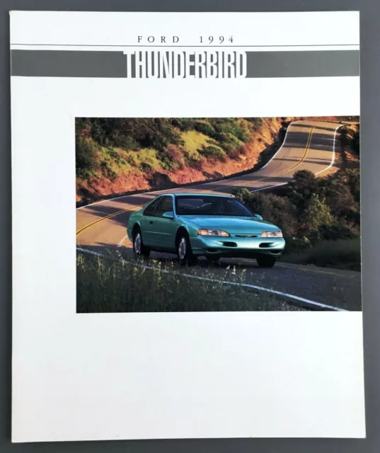 1994 Ford Thunderbird Showroom Sales Booklet Dealership Catalog Auto Car T Bird