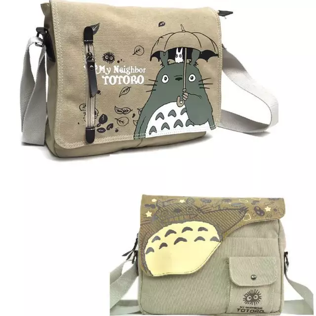 Neighbor Totoro My Anime Umhängetasche Cartoon Canvas Schule Schultertasche