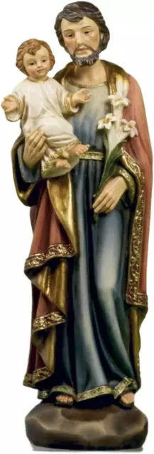 Statua San Giuseppe in Resina Cm. 20 By