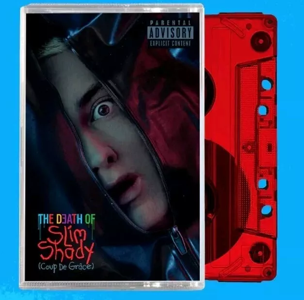 EMINEM THE DEATH Of Slim Shady (Coup De Grâce) Red Translucent Cassette
