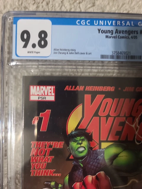Young Avengers #1 CGC 9.8 WP NM/MT Marvel Comics 2005 1st appearance Kate Bishop 2