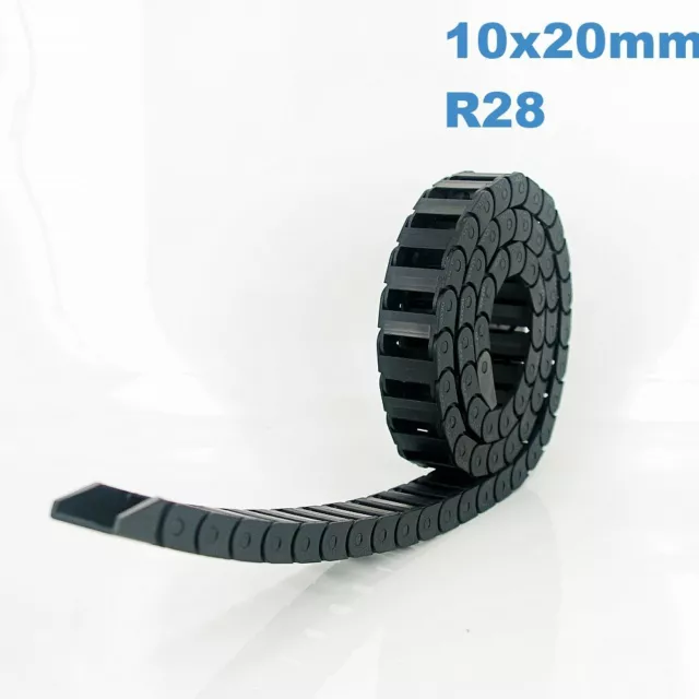 10x20mm R28 Energiekette Schleppkette Kabelführung Kanal Drahtträger 3D Drucker