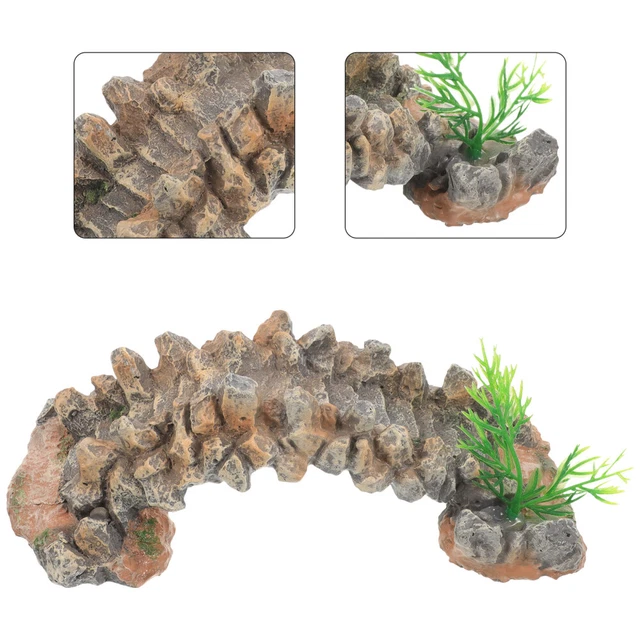 Miniature Landscaping Bridge Adornment Miniature Bridge Statue Vintage Bridge