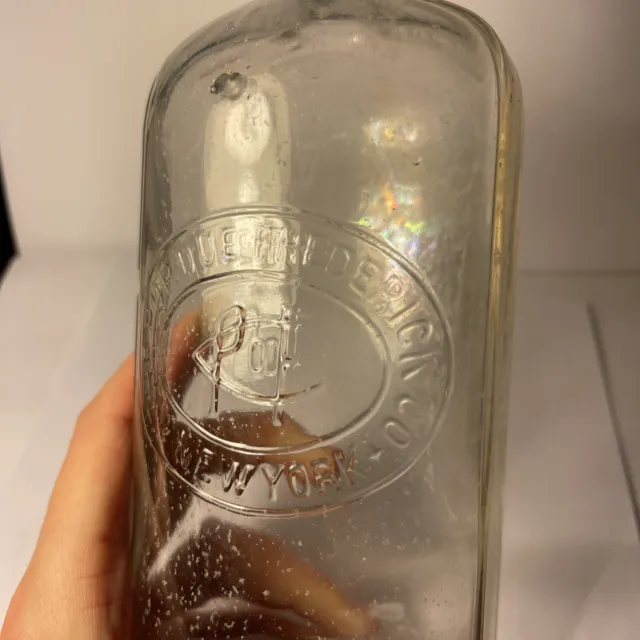 Antique Glass Bottle - Purdue Frederick Co. New York