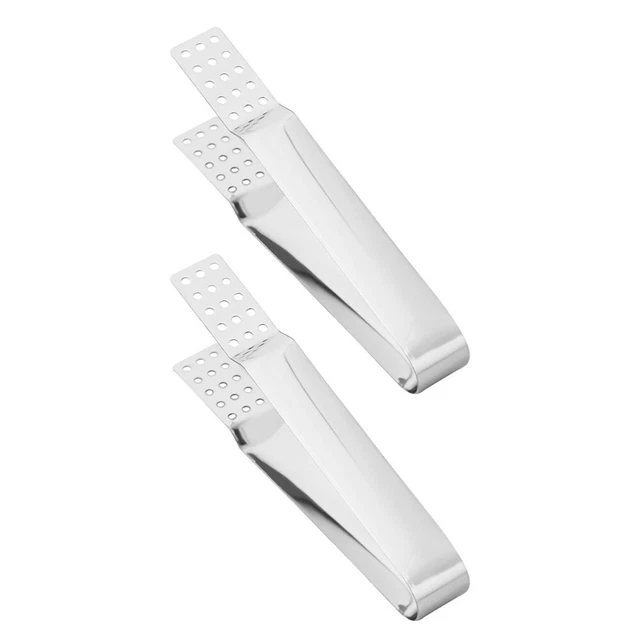 2 pz pinze da cucina supporto bustina da tè per tazza cubetti di ghiaccio pinzette