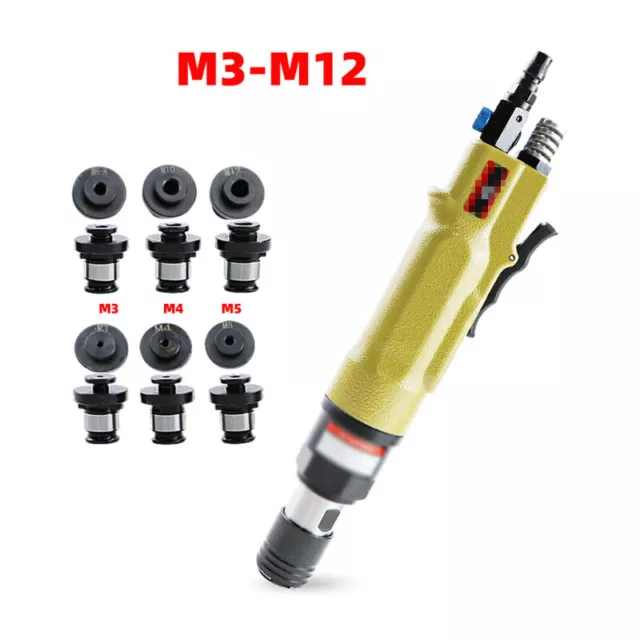 Machine de taraudage de perçage pneumatique M3 - M12+ mandrin 6pc 400rpm