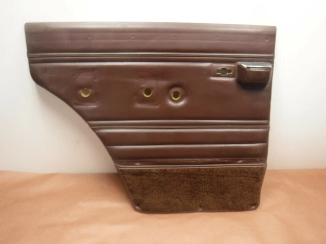 Jeep  Grand Wagoneer  86-91  Rear  Left  Interior Door Panel Burgundy Free Ship