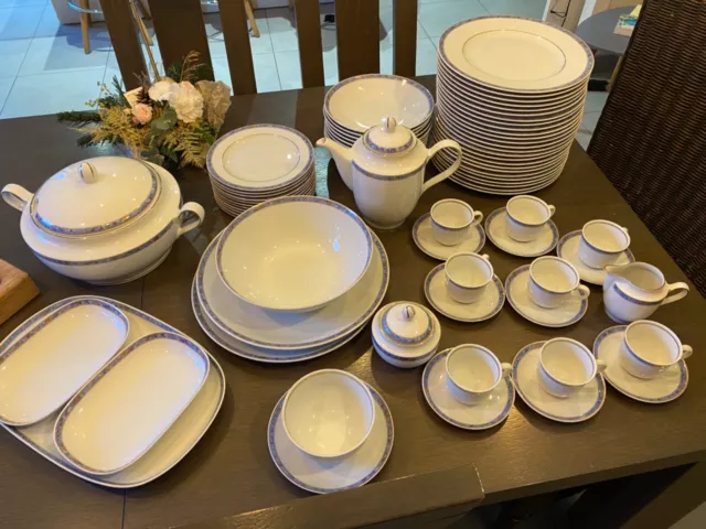 set de vaisselle Ciro porcelain famille de 4-6 personnes 44 pièces