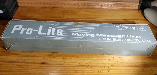 Pro Lite PL-2100W 110V Auto Timer Electric Moving Message Sign LED Display