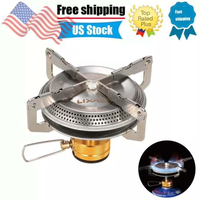 Lixada 3500W Gas Stove High Temperature Resistant Camping Stove For Hiking M6A8