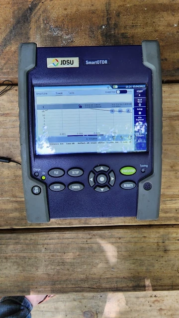 JDSU Viavi SmartOTDR E126A SM Fiber Optic OTDR SmartLink Smart Access Smart Test