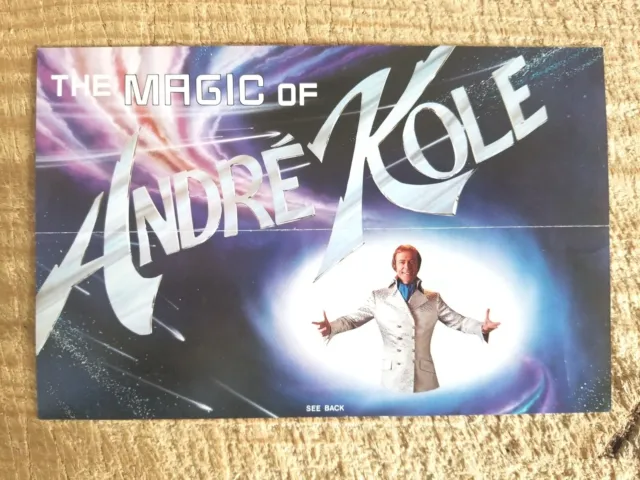 THE MAGIC OF ANDRE KOLE.VTG 8.5" x 5.5" PROMO SHEET*EH7