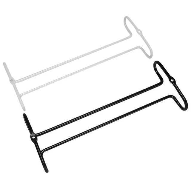 Supporto per scaffali in vetro da vino organizer stoviglie rack scaffale rack in metallo, P L2H9