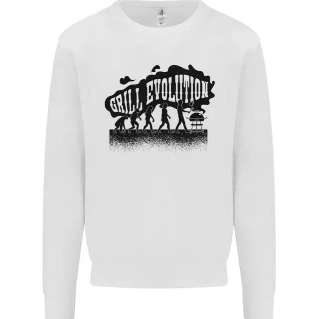 Grill Evolution Funny BBQ Braai Kids Sweatshirt Jumper
