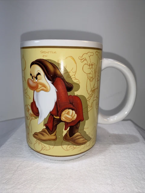 DISNEY STORE GRUMPY Anatomy Design Ceramic Large Coffee Mug P007 £12.48 ...