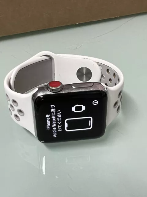 Apple Watch Series 3 38mm (GPS + Cellular) stainless steel Case sport Band