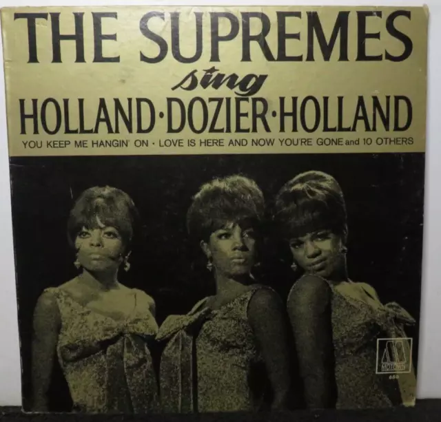 The Supremes Sing Holland Dozier Holland (Vg) M-650 Lp Vinyl Record