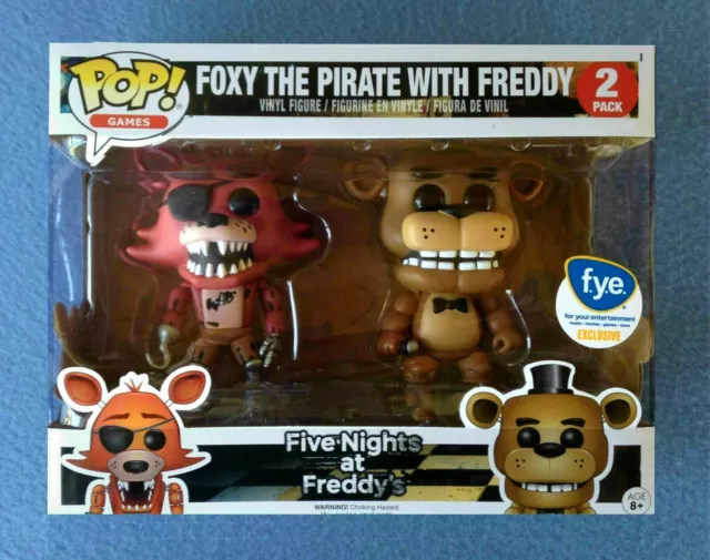 Funko Pop! Games Five Nights at Freddy's Foxy the Pirate with Freddy FYE  Exclusive 2 Pack - US