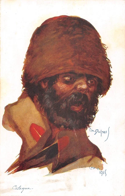 CPA GUERRE / ILLUSTRATOR E.m.DUPUIS NOS HAIRUS COSSACK 1915