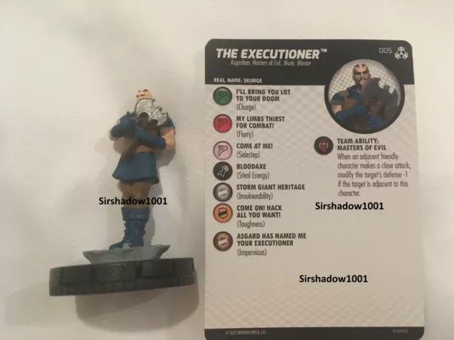 Heroclix The Executioner 005 Marvel Avengers War of the Realms