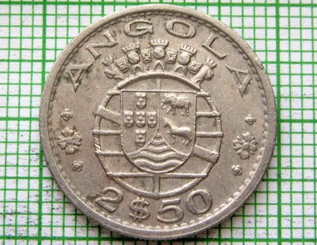Angola Portuguese Colonial 1969 2-1/2 Escudos