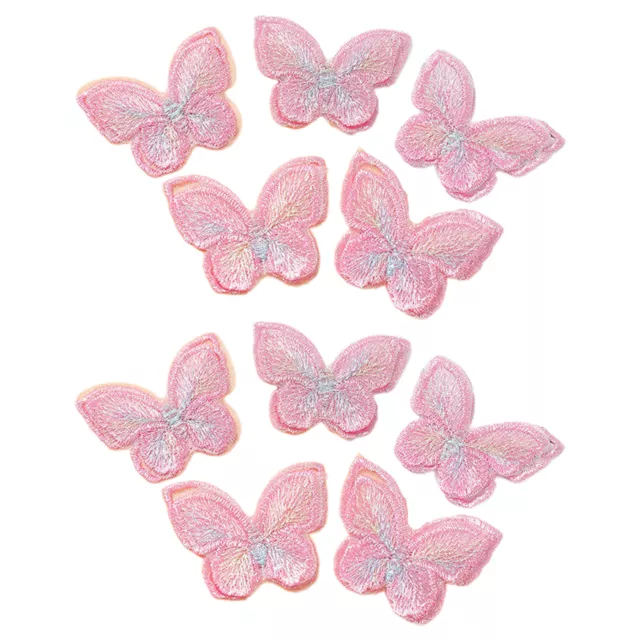 10pcs Embroidery Patches Cute 3d Diy Craft Embroidery Patches Double Layers