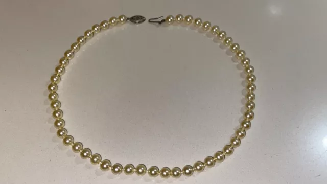 Collana Filo Di Perle Vintage