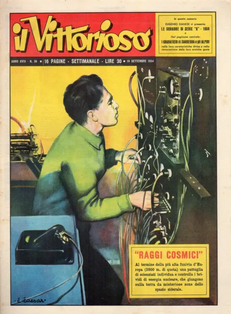 [MAB35] rivista a fumetti VITTORIOSO anno 1954 numero 38