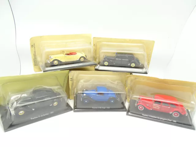 UH / Norev Presse 1/43 - Lot de 5 Citroen Traction G