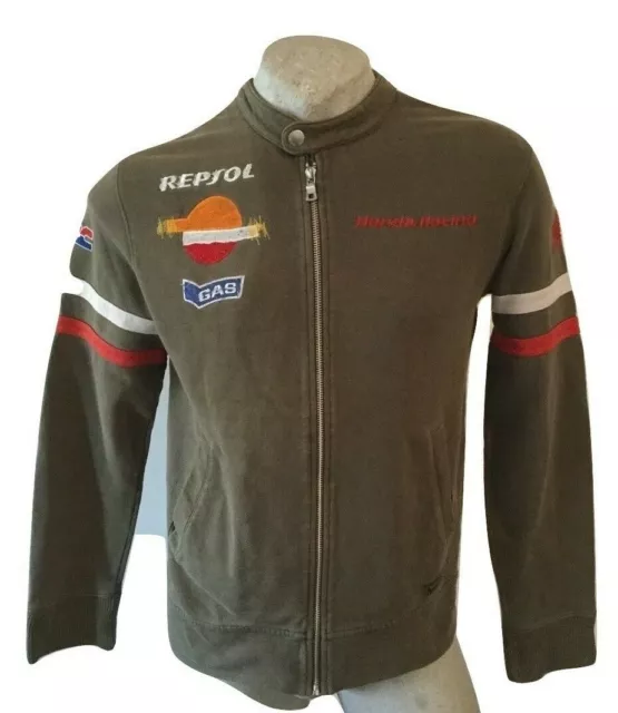 Maglia Honda Repsol Gas Hrc Moto Jacke Jacket No Shirt Jersey Felpa Zip Size L