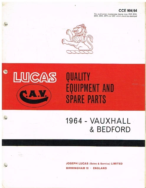 Parts Catalogues, Car Manuals & Literature, Vehicle Parts