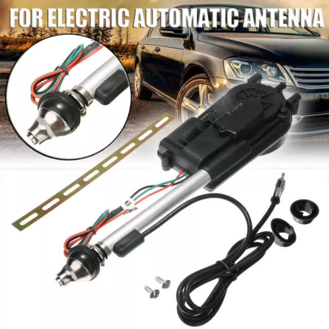 Universal Elektrische Automatische  Auto Cabrio Chrom Antenne Motorantenne DE