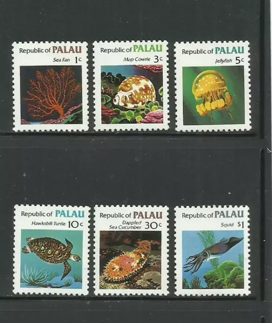 PALAU . Año: 1983. Tema: SERIE BASICA. FAUNA MARINA (I).