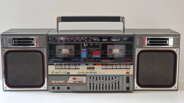 SHARP GF-800 Radiorecorder, Ghettoblaster.