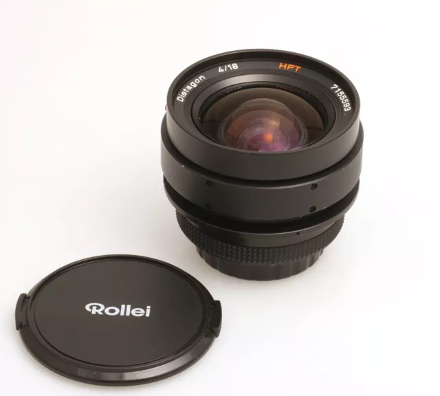 Rollei Carl Zeiss Distagon 4/18 mm HFT QBM Bajonett "metric"