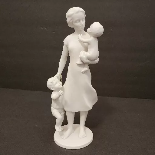 Vintage Kaiser West German Bisque Porcelain Figurine Mother and Children # 438