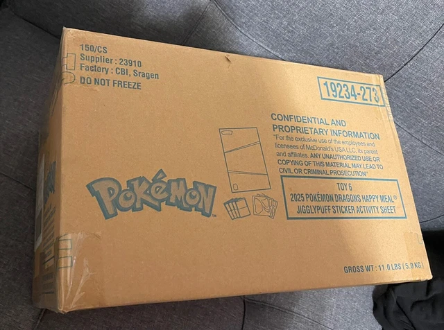 2025 POKEMON MCDONALD’S Jigglypuff Sticker Activity Sheet SEALED CASE £337.30 - PicClick UK
