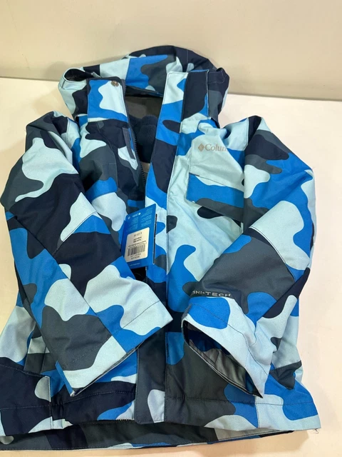 Columbia Omnitech Youth Boys Bugaboo II Fleece Interchange Jacket Size XL Blue Columbia Omnitech Youth Boys Bugaboo II Fleece Interchange Jacket Size XL Blue