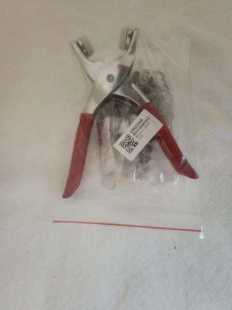 Snap Fasteners metal grommet tool kit with pliers
