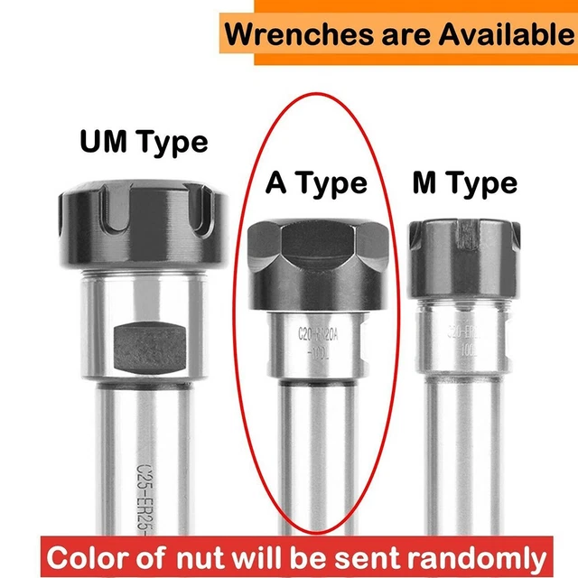 AU Durable Collet Chuck Holder Mini Straight Shank Type A 1pc 8-25mm ER11A New