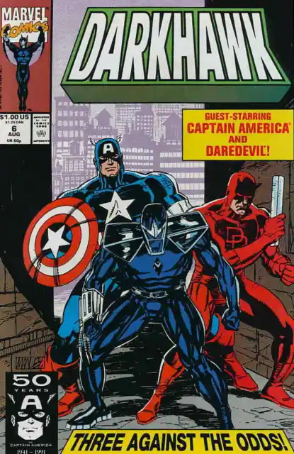 Darkhawk #6 Marvel Comics August Aug 1991 (VF)