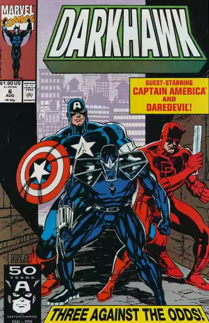 Darkhawk #6 Marvel Comics August Aug 1991 (VFNM)