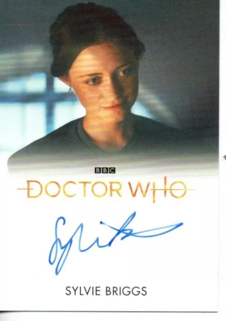 Doctor Who Series 11 & 12 FULL BLEED Auto Card Sylvie Briggs "Ada Lovelace"