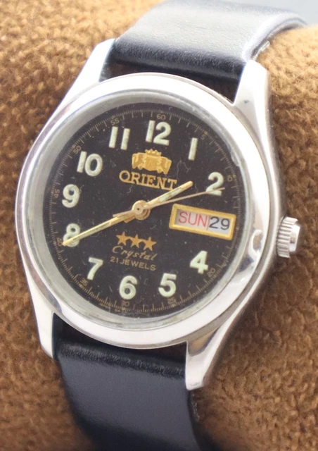 Vintage Orient Automatic 21J D/D Great Condition Recently Service Men's Watch 3
